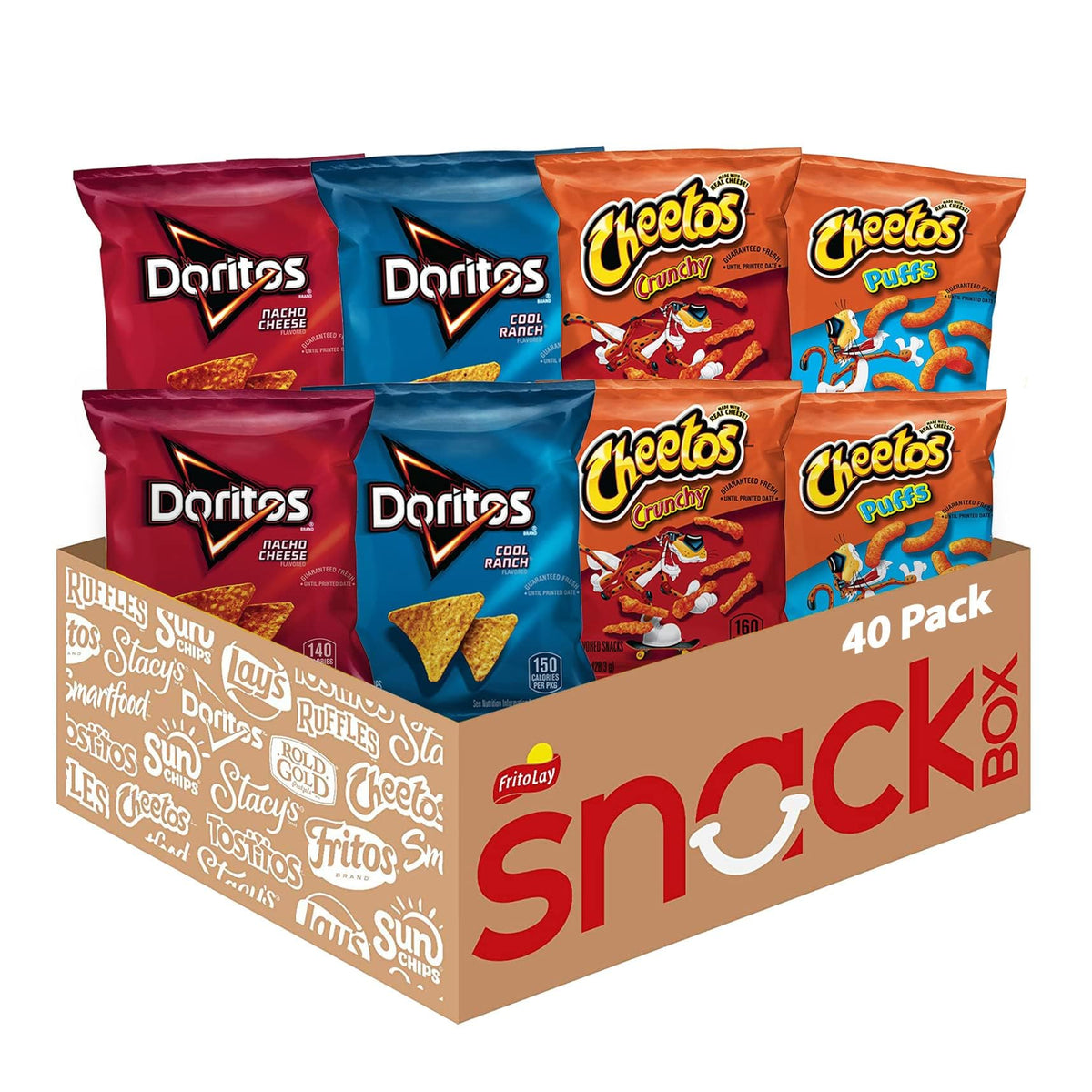 Frito-Lay Doritos Nacho Cheese chips for lunchboxes and gatherings