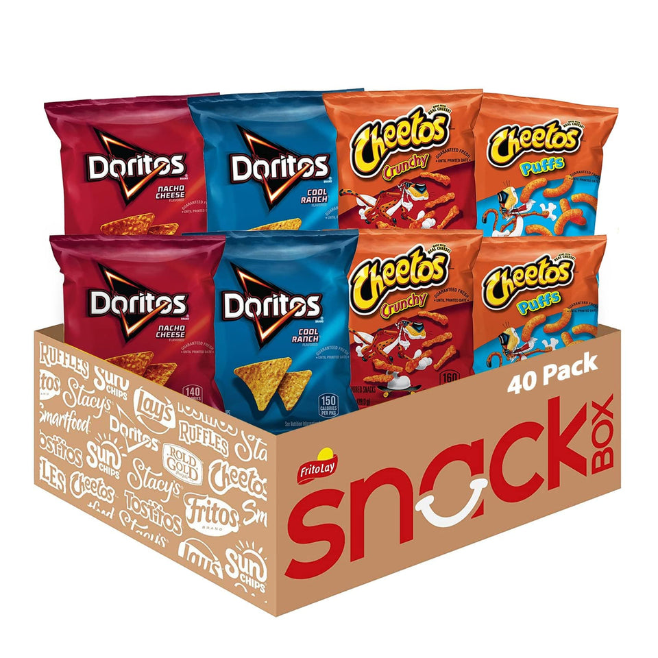 Frito-Lay Doritos Nacho Cheese chips for lunchboxes and gatherings
