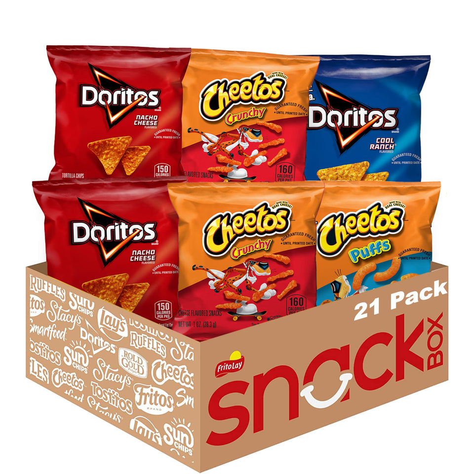 Frito-Lay Doritos Nacho Cheese chips for lunchboxes and party snacking