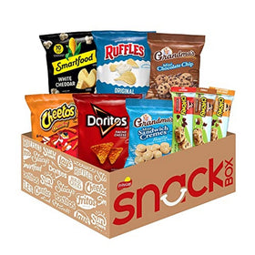 Frito-Lay Lunch Box Mix showing Ruffles Original for quick on-the-go snacking.
