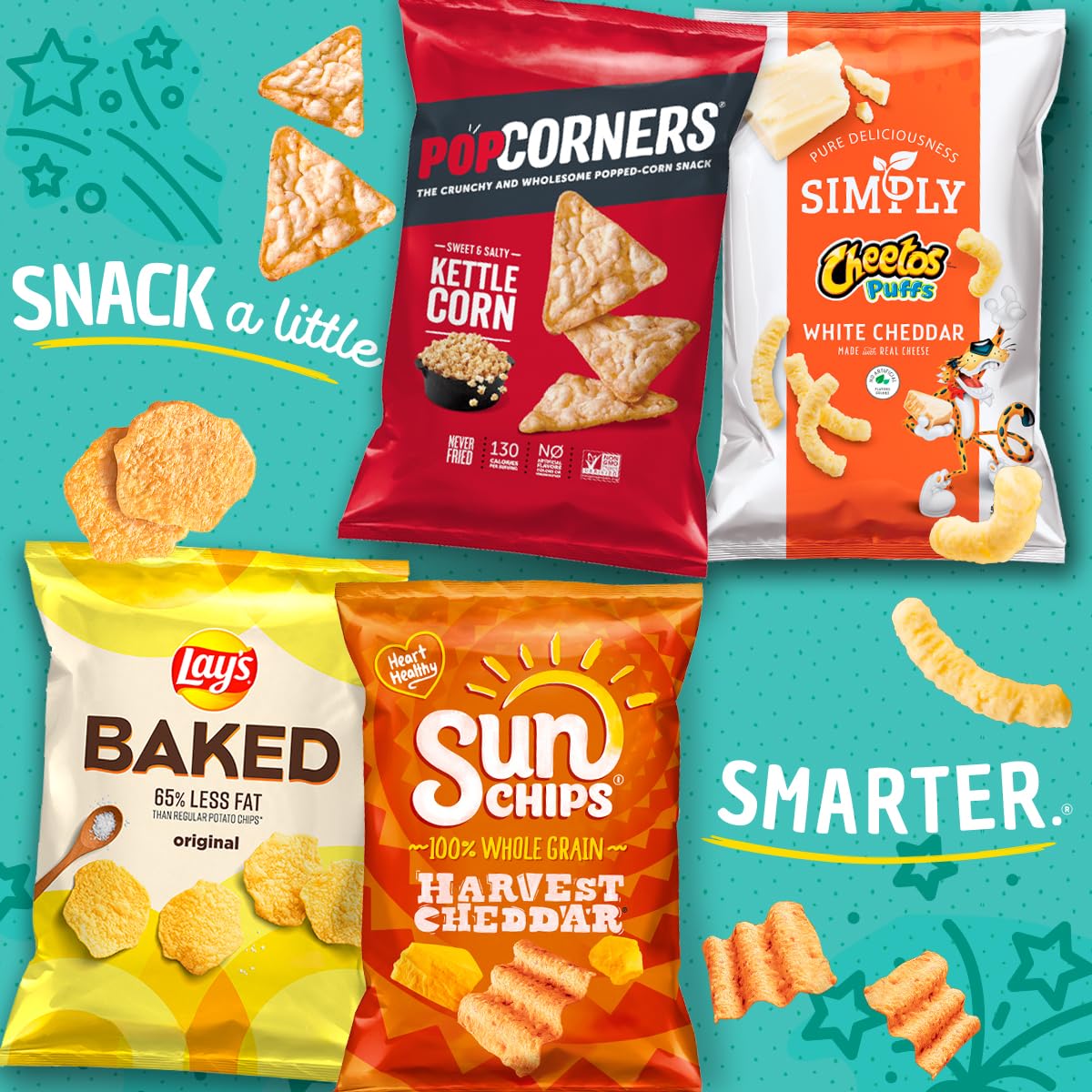 Frito-Lay Smartfood White Cheddar snack with bold flavor on desk