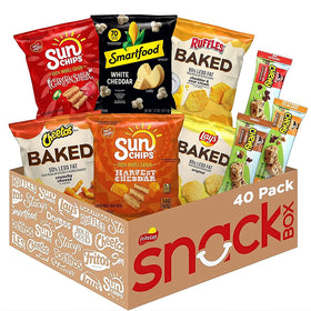 Frito-Lay Snack Time Favorites 40-pack box shown for convenient pantry stocking