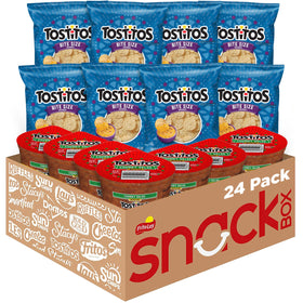 Tostitos Bite Size Rounds chips for easy on-the-go snacking and portion control.