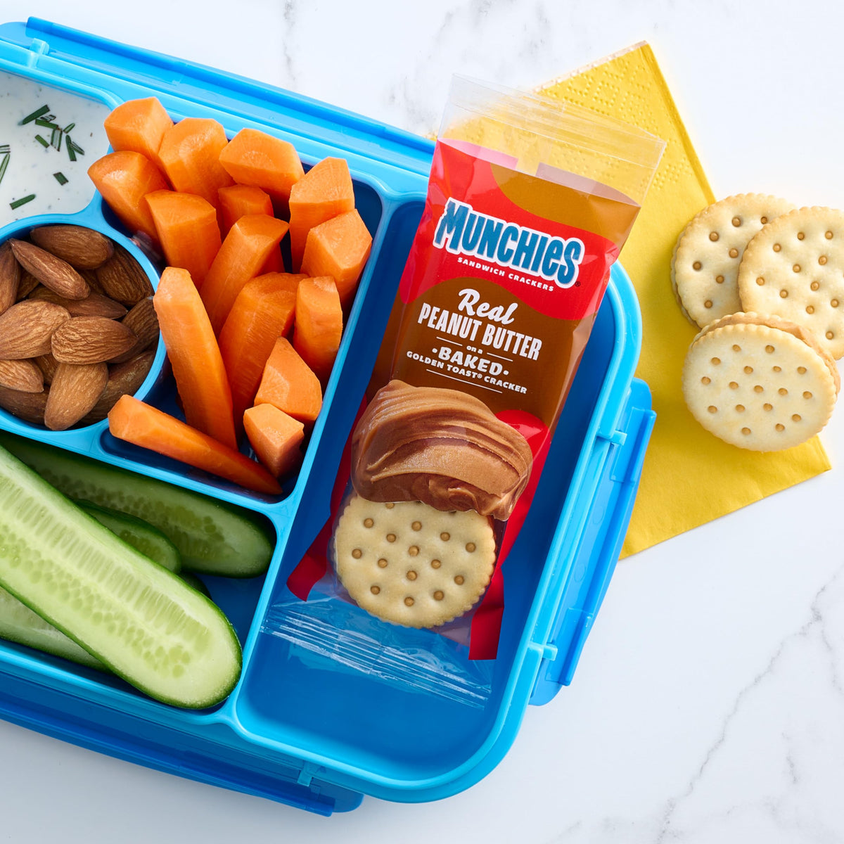 Frito-Lay nuts and pretzels, a crunchy option for on-the-go energy.