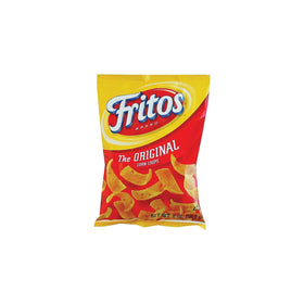 Fritos Original Corn Chips packaging showing 64-pack bulk snack