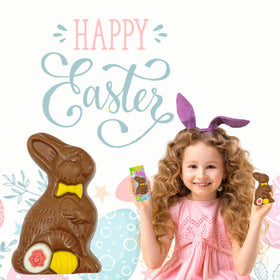 Fruidles White Chocolate Easter Bunny with creamy sweetness for spring celebrations.