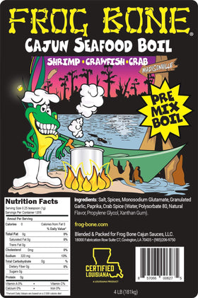 Frog Bone seasoning blend closeup highlighting herbs and spices for bold flavor.
