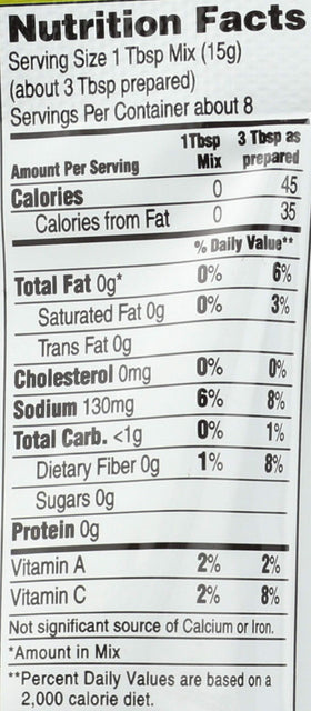Frontera Guacamole Mix pouch 8-pack label closeup shows clear instructions