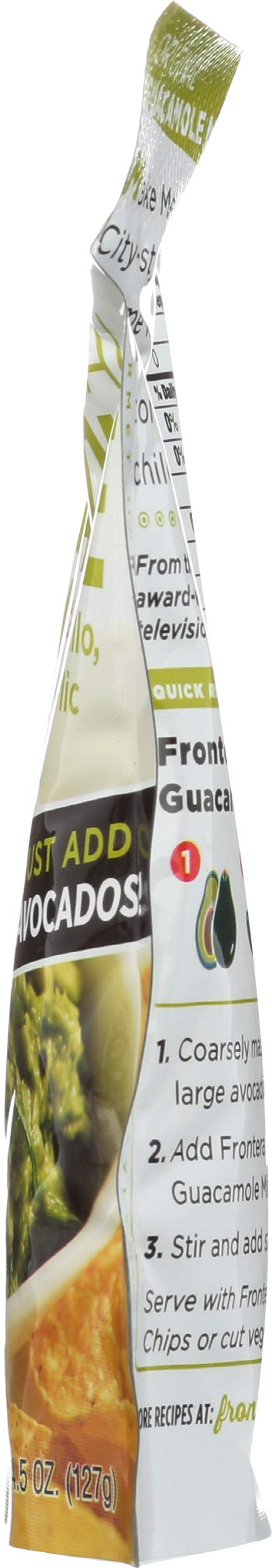 Frontera Guacamole Mix pouch 8-pack pouch-open demonstrates easy mixing