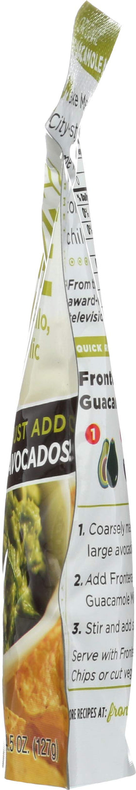 Frontera Guacamole Mix pouch 8-pack pouch-open demonstrates easy mixing