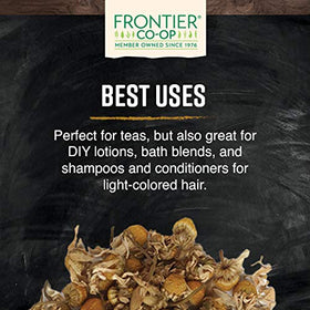 Frontier Chamomile aroma enhances relaxing blends and sachets.