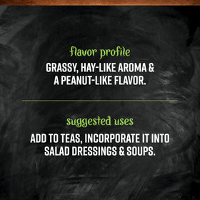 Frontier Co-op Organic Alfalfa Leaf Powder stirred into a smoothie for flavor and color balance.