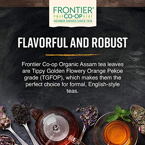 Frontier Co-op Assam tea poured as iced tea with lemon for refreshing balance.