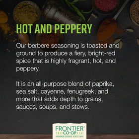 Frontier Co-op Berbere seasoning grilling rub demonstrates versatile use on meats