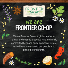 Frontier Co-op Bulgaria-sourced mullein leaves, sustainably grown and kosher-certified.