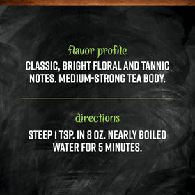 Recyclable bulk packaging for Frontier Co-op Organic Ceylon Black Tea.