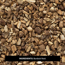 Frontier Co-op burdock root loose pieces ready for stews and teas.