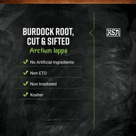 Frontier Co-op burdock root soaking prep to customize flavor.