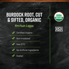 Frontier Co-op burdock root enriches soups and stews with earthy notes.