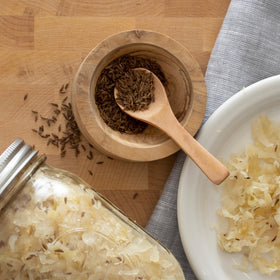Frontier Co-op caraway seeds for pickling and sauerkraut add zing.