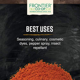 Frontier Co-op cayenne powder for DIY bug repellant applications.