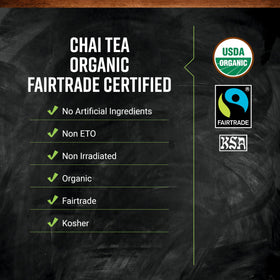Frontier Co-op chai tea bulk pack spices, great for bold, aromatic brews at home.