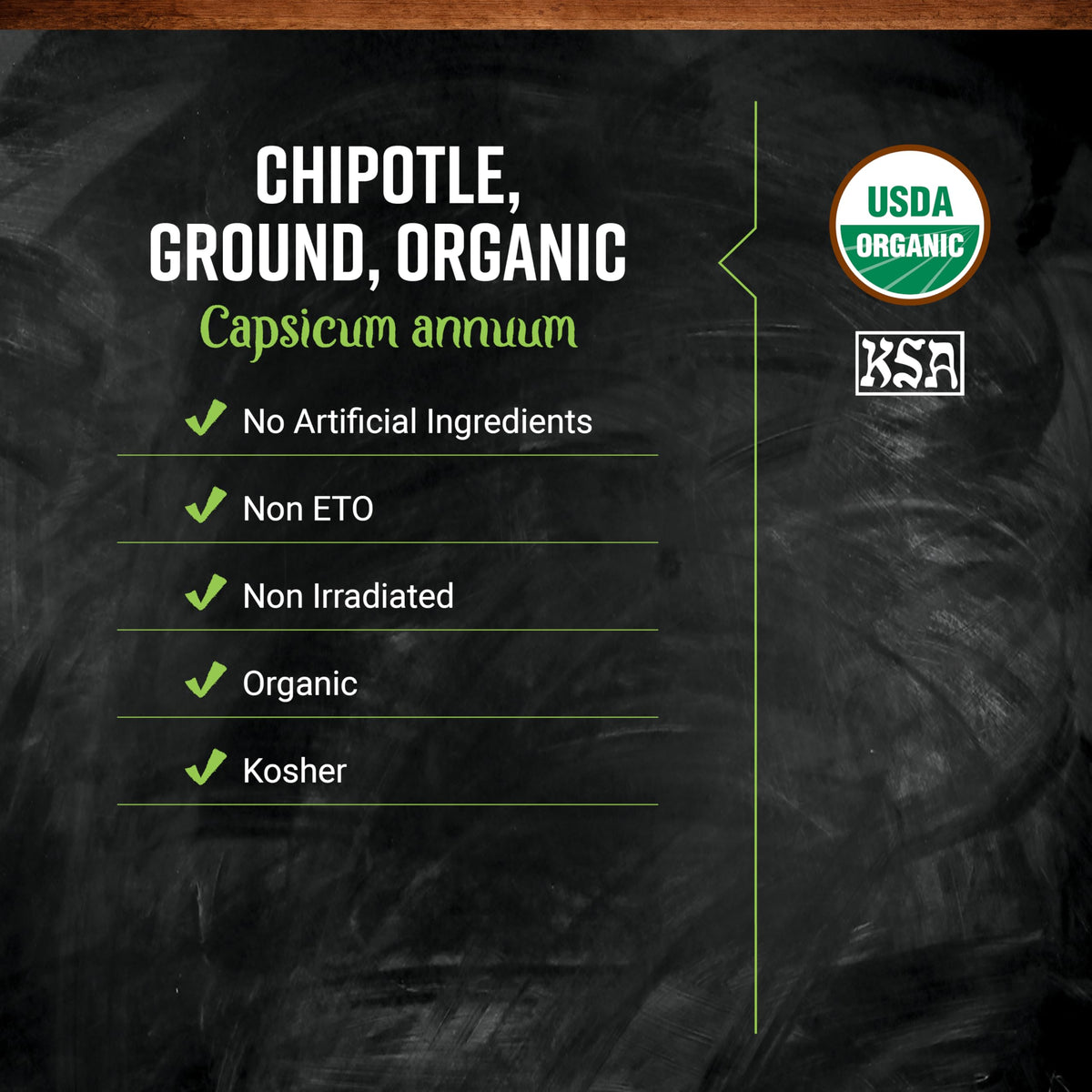 Frontier Co-op Chipotle chili powder jar closeup highlighting bold smoky notes.