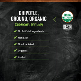Frontier Co-op Chipotle chili powder jar closeup highlighting bold smoky notes.