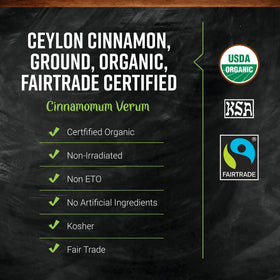 Frontier Co-op cinnamon powder jar on shelf in pantry