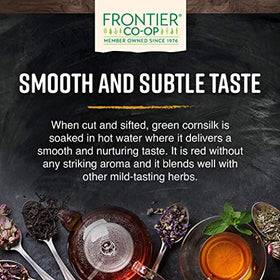 Frontier Co-op Cornsilk resealable packaging keeps freshness longer.