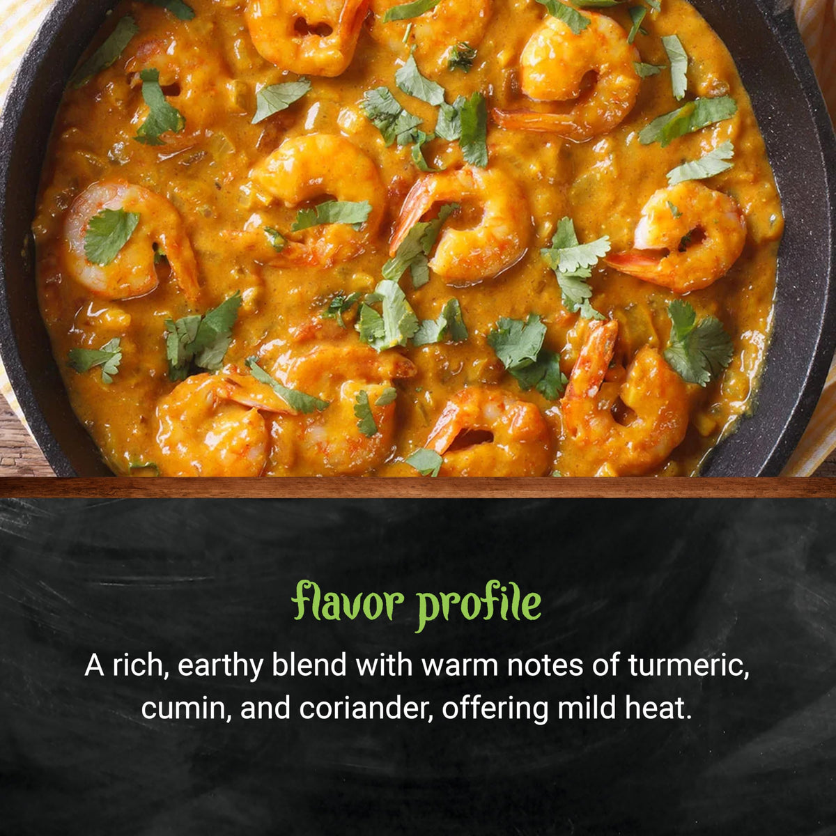 Frontier Co-op curry powder on a kitchen counter ready for cooking