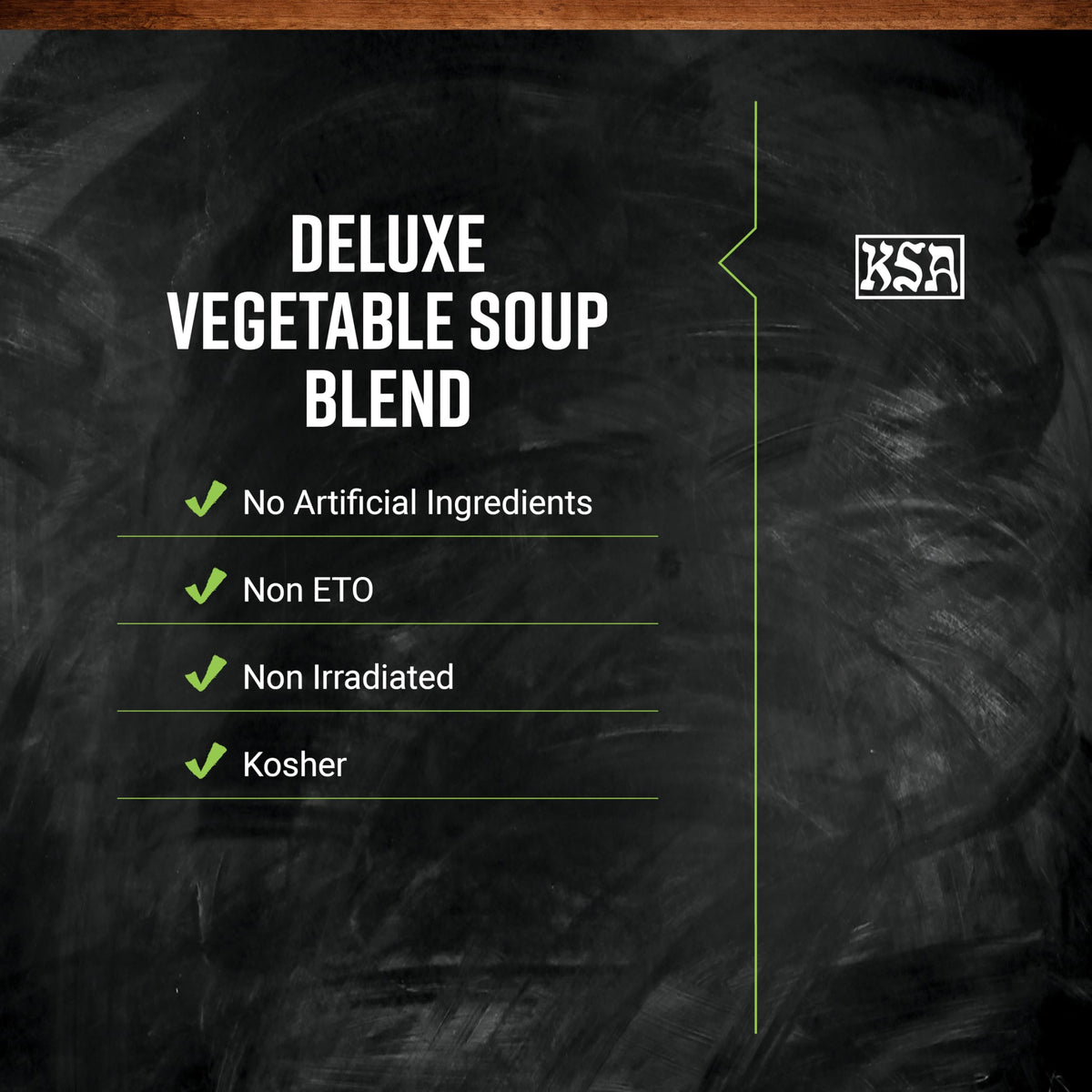 Frontier Co-op Deluxe Vegetable Soup Blend with peas, adds texture to dishes.