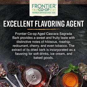 Frontier Co-op desserts and soft drinks flavoring with fruity notes.