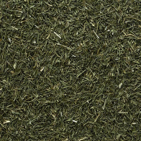 Frontier Co-op dill weed closeup texture shows fine cut for even distribution.