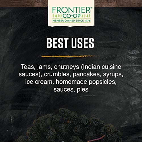 Delicious dessert idea featuring Frontier Co-op elderberries in a pie or crumble.