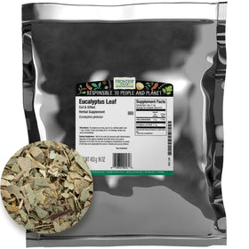 Frontier Co-op Eucalyptus Leaf cut and sifted for bright aroma in teas