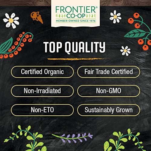 Frontier Co-op fair trade certificate on packaging