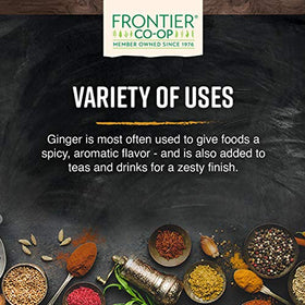 Frontier Co-op Ginger Root Ground aroma-steam rises while simmering savory dishes.