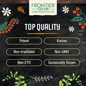 Frontier Co-op Ginger Root Ground tea infusion setup releases inviting aroma for beverages.