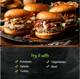 Frontier Co-op Organic Black Pepper boosts flavor while preparing meats and vegetables.