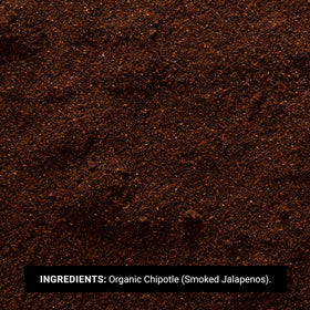 Frontier Co-op Ground Chipotle powder bulk pack showing rich aroma and heat.