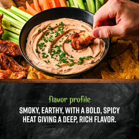 Frontier Co-op Ground Chipotle powder in bowl ready for sauces and tacos.