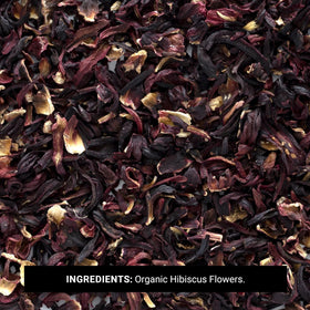 Frontier Co-op hibiscus flowers ideal for hot or cold tea blends.