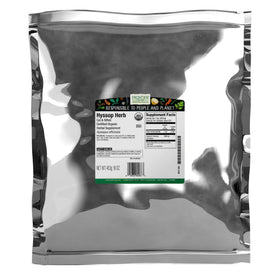 Frontier Co-op hyssop leaves bulk bag for fragrant tea and savory dishes