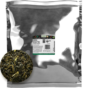 Frontier Co-op Indian Green Tea loose leaf for fresh brews with inviting aroma.