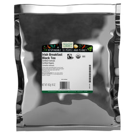 Frontier Co-op Irish Breakfast loose tea pile with rich aroma