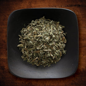 Frontier Co-op Lemon Balm Leaf bulk bag ideal for lip balms.
