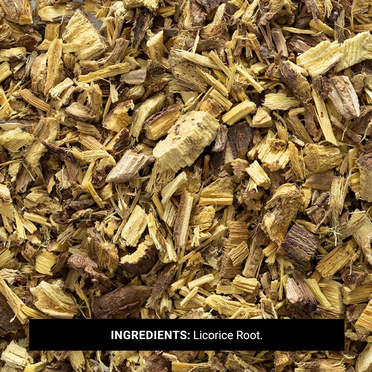 Frontier Co-op licorice root tea base ready for caffeine-free brews.