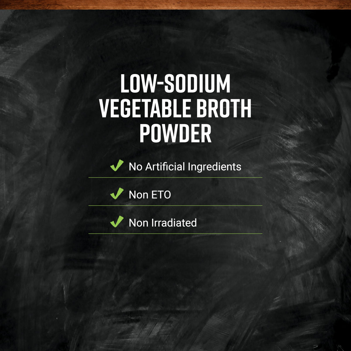 Low-sodium Frontier Co-op vegetable broth powder with real ingredients