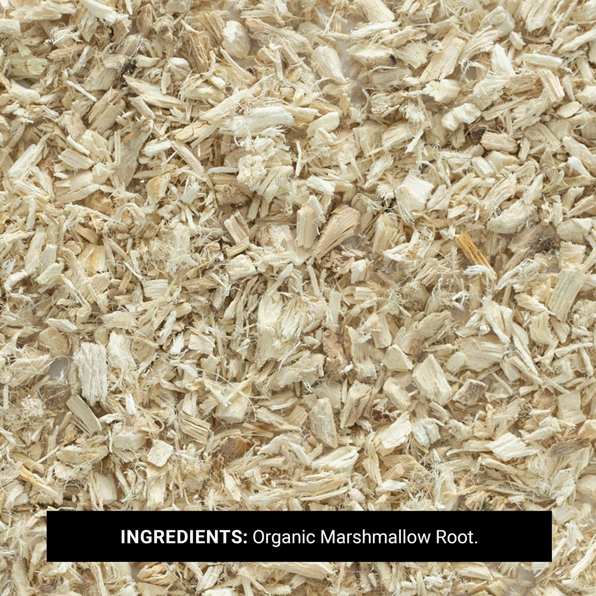 Frontier Co-op Marshmallow Root close-up texture highlighting versatility in herbal recipes.